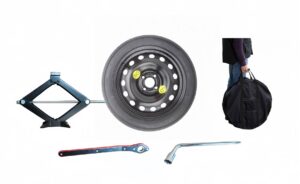 Roue de secours compacte en acier 115/70 15 + trousse à outils pour SUZUKI IGNIS 2017 >
