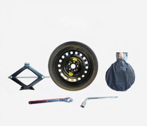 Ruota di scorta compatta STEEL 155/85 18 + kit attrezzi per JAGUAR F-PACE 2016 >